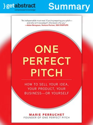 cover image of One Perfect Pitch (Summary)